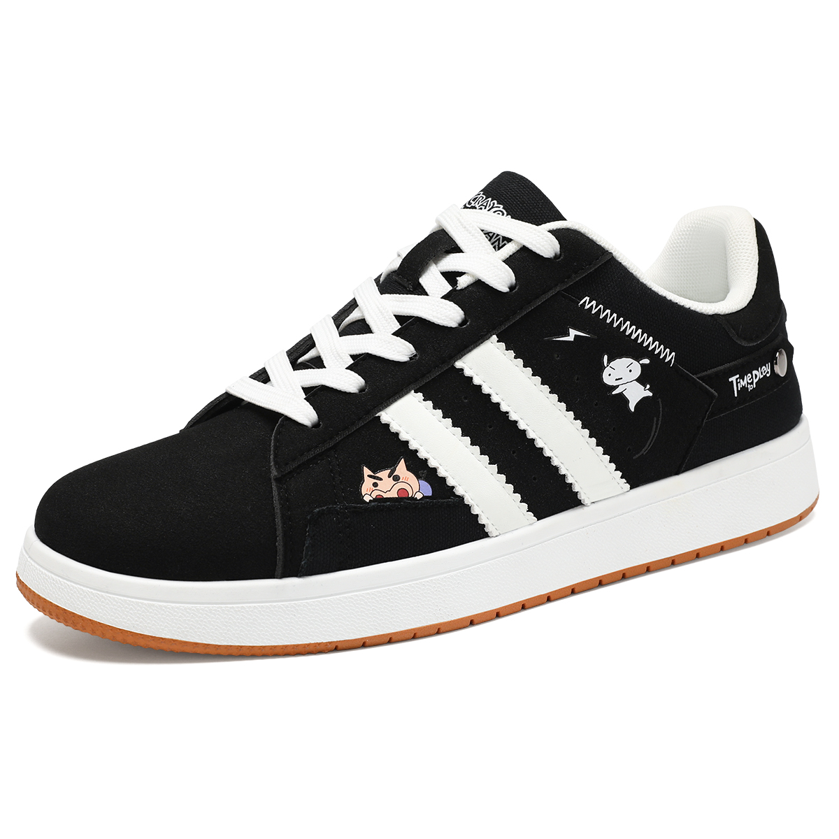 Crayon Shinchan Абразивостойкие мужские скейтерские кеды лоу-топ черные, цвет Black
Crayon Shinchan Абразивостойкие мужские скейтерские кеды лоу-топ черные, цвет Black