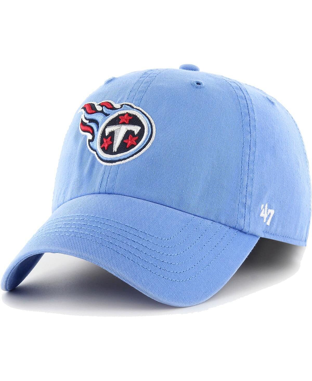 Мужская голубая приталенная шляпа с логотипом франшизы Tennessee Titans '47 Brand
Мужская голубая приталенная шляпа с логотипом франшизы Tennessee Titans '47 Brand