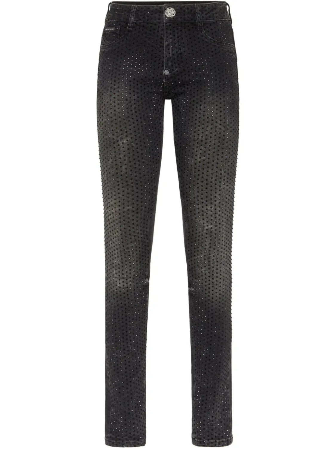 Philipp Plein джинсы с кристаллами, черный
Philipp Plein джинсы с кристаллами, черный