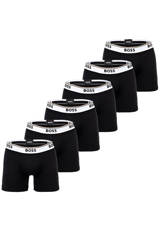 Боксеры 6 шт. в упаковке - трусы-боксеры 6 шт. эластичный хлопок логотип Boss, черный
Боксеры 6 шт. в упаковке - трусы-боксеры 6 шт. эластичный хлопок логотип Boss, черный