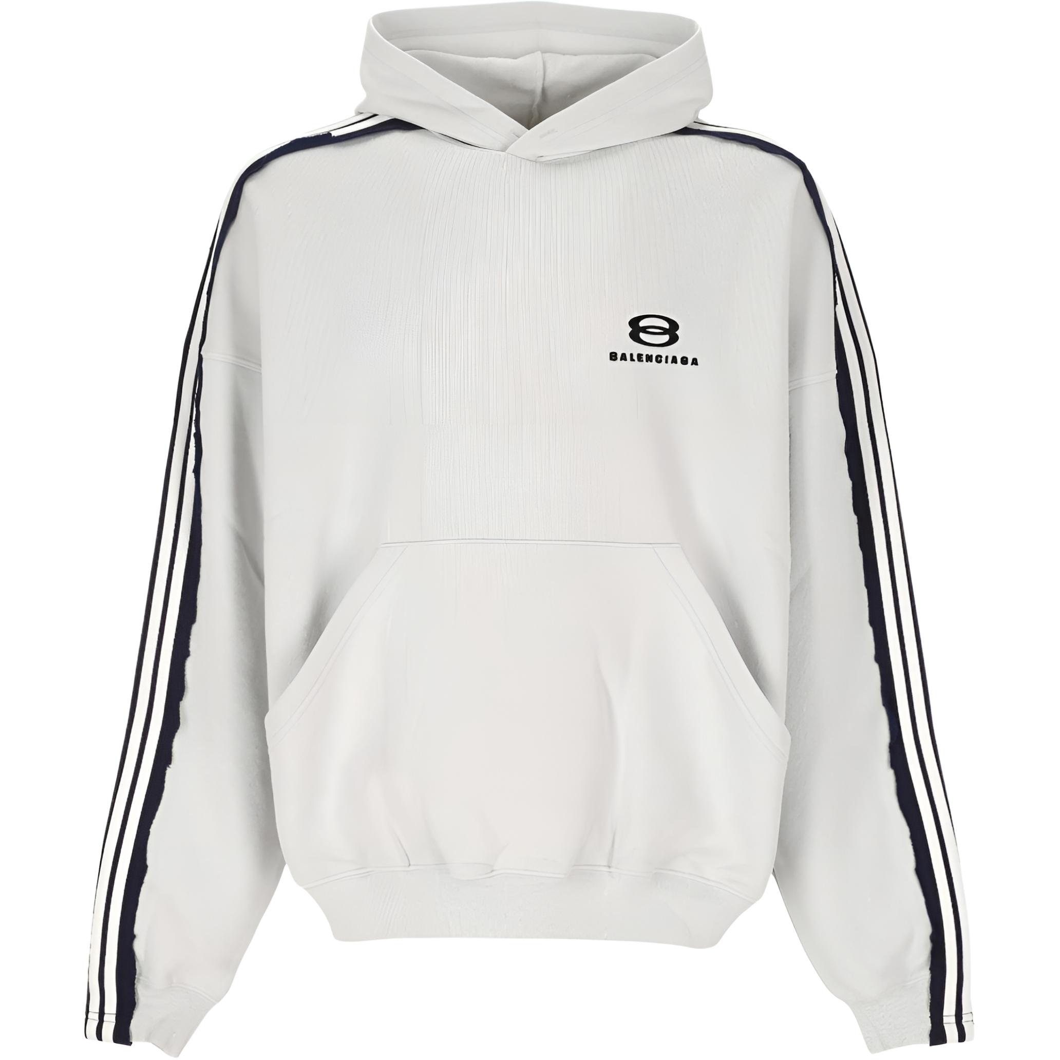 Хлопковый худи Balenciaga, белый
Хлопковый худи Balenciaga, белый