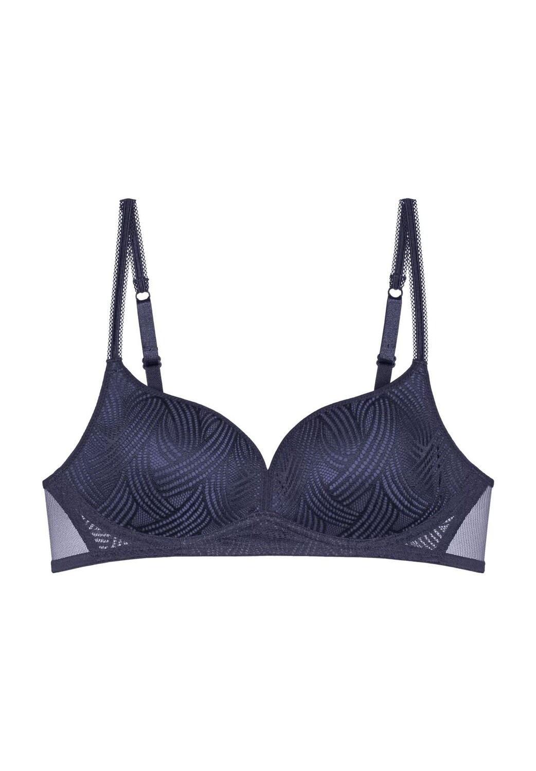 Женский кружевной бюстгальтер Delightful Spotlight без косточек Triumph, цвет 7064 Dark Blue
Женский кружевной бюстгальтер Delightful Spotlight без косточек Triumph, цвет 7064 Dark Blue