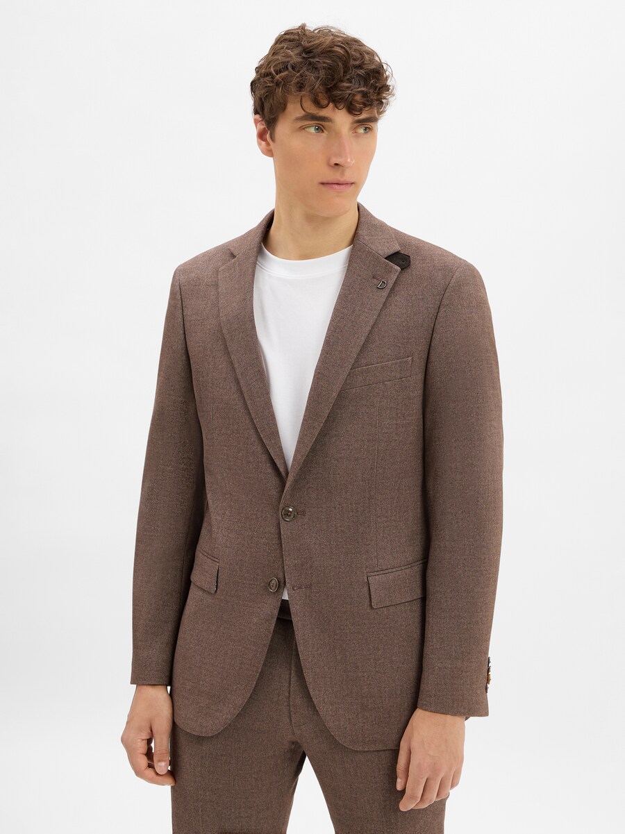 Деловой пиджак прямого кроя Digel, коричневый
Деловой пиджак прямого кроя Digel, коричневый