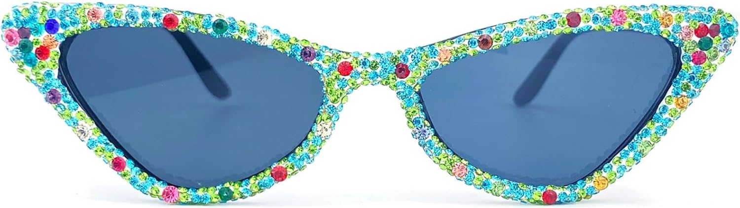 Блестящие маленькие солнцезащитные очки «кошачий глаз» со стразами для женщин, модные бриллиантовые очки для вечеринки, хрустальные солнцезащитные очки UV400 mincl, Black
Блестящие маленькие солнцезащитные очки «кошачий глаз» со стразами для женщин, модные бриллиантовые очки для вечеринки, хрустальные солнцезащитные очки UV400 mincl, Black