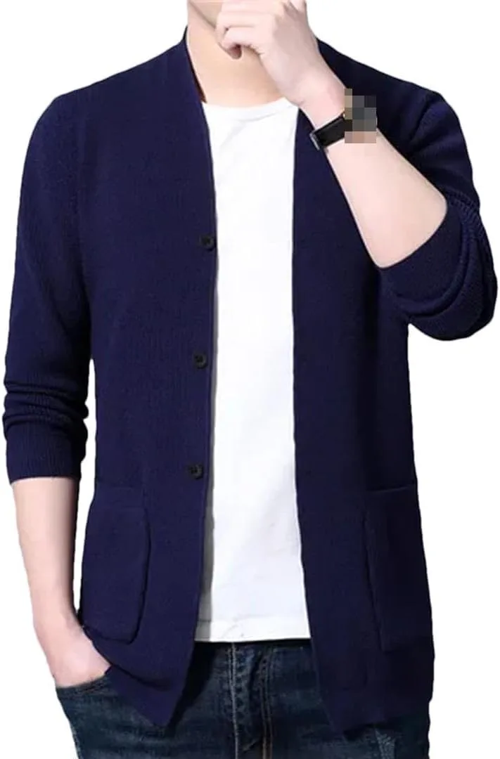 Мужской вязаный кардиган Vsadsau
Мужской вязаный кардиган Vsadsau