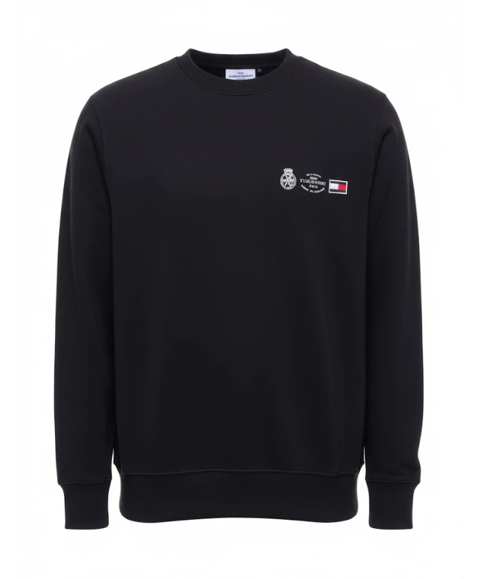 Толстовка с круглым вырезом и небольшим контуром герба Tommy Hilfiger, черный
Толстовка с круглым вырезом и небольшим контуром герба Tommy Hilfiger, черный