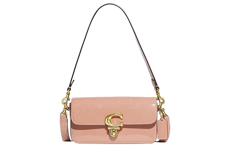 Студийная кожаная сумка через плечо, кроссбоди, трубачи, женская, телесный розовый COACH
Студийная кожаная сумка через плечо, кроссбоди, трубачи, женская, телесный розовый COACH