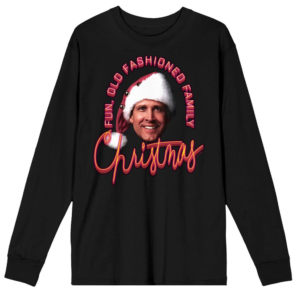 Детская забавная старомодная семейная рождественская футболка с длинными рукавами и национальными пасквильами Licensed Character, черный
Детская забавная старомодная семейная рождественская футболка с длинными рукавами и национальными пасквильами Licensed Character, черный