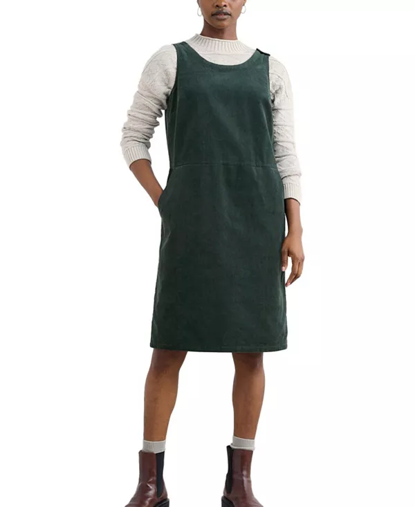 Женское платье из ткани с соленым плетением Seasalt Cornwall, зеленый
Женское платье из ткани с соленым плетением Seasalt Cornwall, зеленый