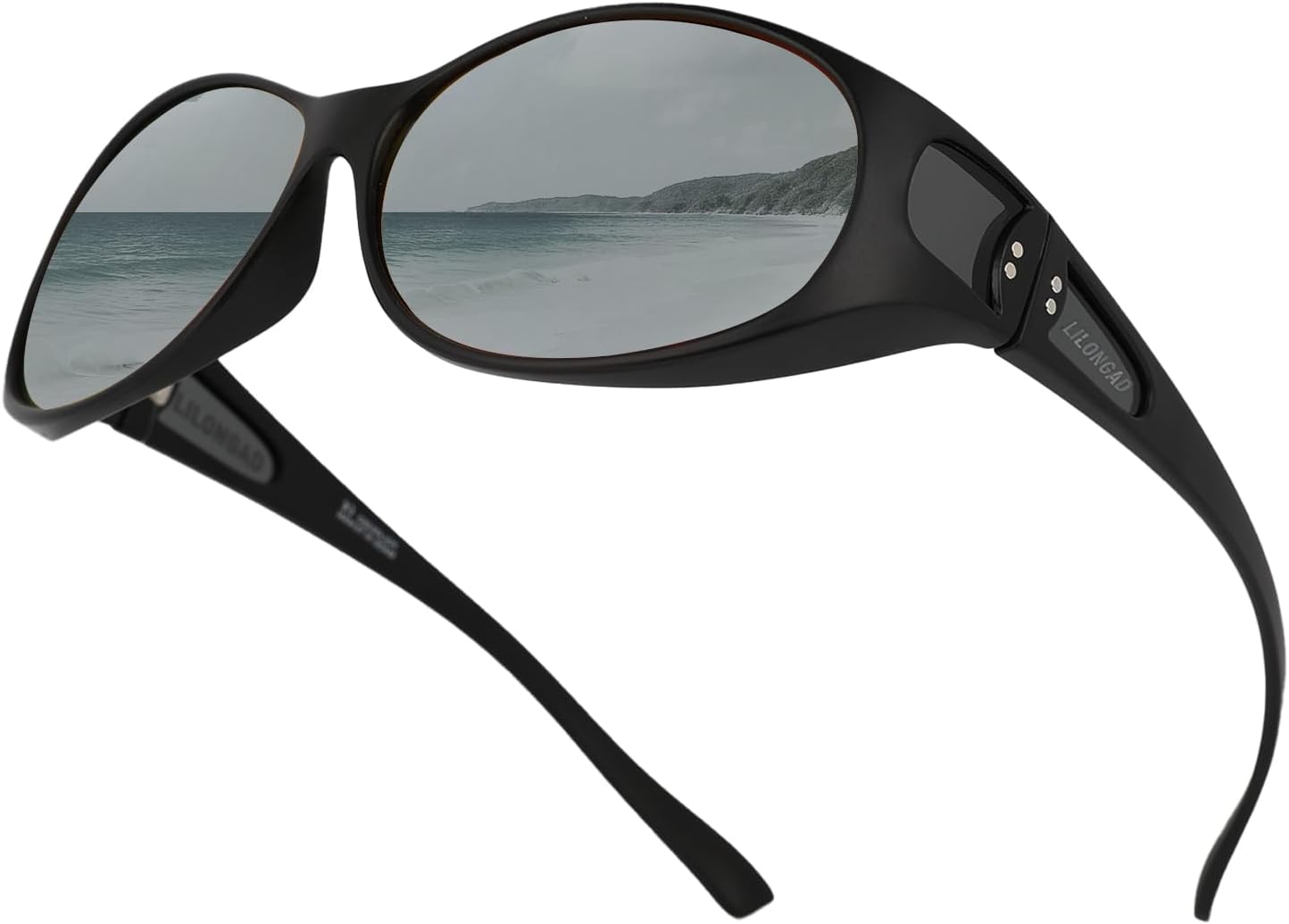 Женские солнцезащитные очки с поляризованными линзами – защита от УФ-излучения UV400, солнцезащитные очки с обтекаемой формой для вождения и отдыха на природе LILONGAD, Matt Black/Silver Mirror
Женские солнцезащитные очки с поляризованными линзами – защита от УФ-излучения UV400, солнцезащитные очки с обтекаемой формой для вождения и отдыха на природе LILONGAD, Matt Black/Silver Mirror