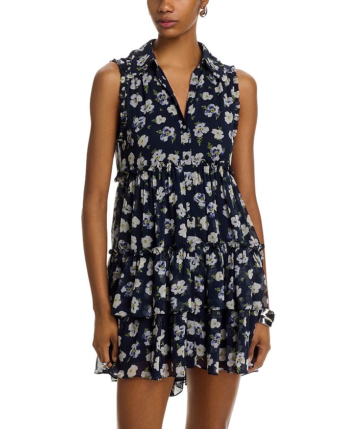 Мини-платье Becci с принтом "Разбросанные маки" Cinq à Sept, синий
Мини-платье Becci с принтом "Разбросанные маки" Cinq à Sept, синий