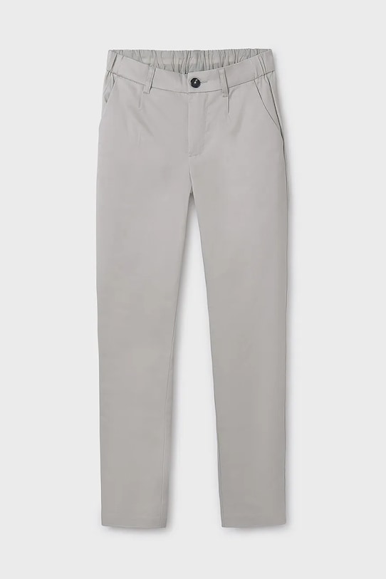 Детские хлопковые брюки slim Mayoral, бежевый 
Детские хлопковые брюки slim Mayoral, бежевый