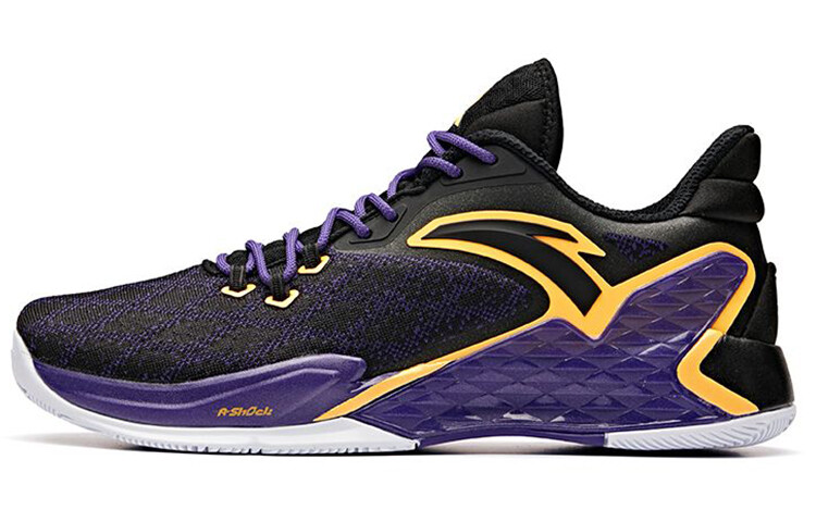 Баскетбольные кроссовки мужские низкие черные/фиолетовые/желтые Anta
Баскетбольные кроссовки мужские низкие черные/фиолетовые/желтые Anta