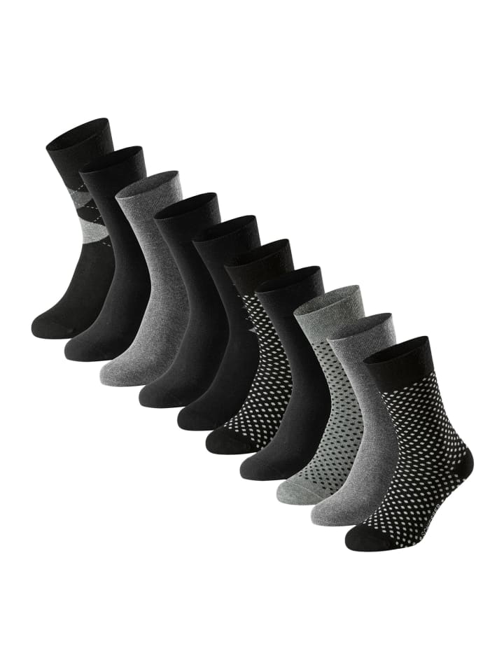 Schiesser Носки Bluebird серо-черного цвета
Schiesser Носки Bluebird серо-черного цвета