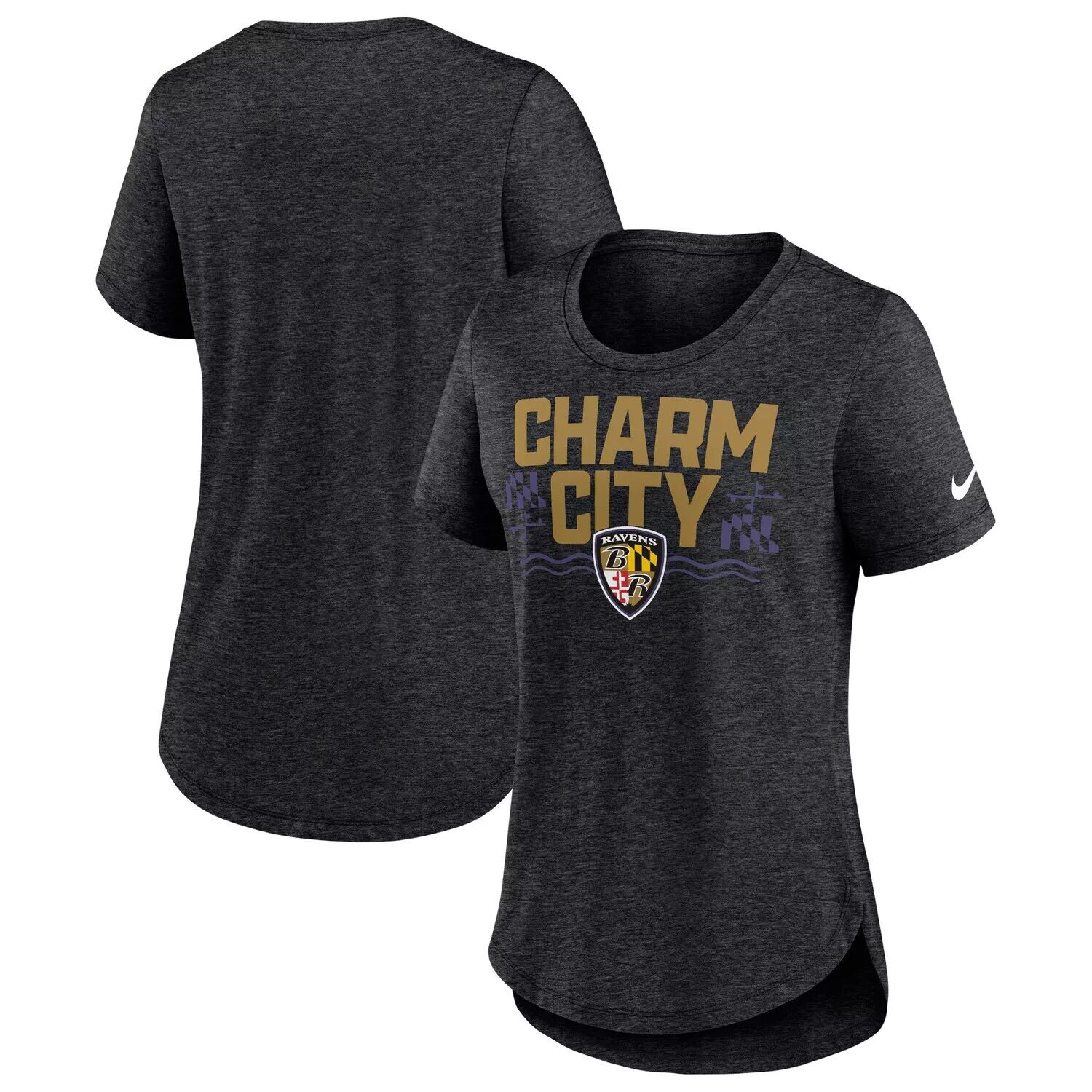 Женская футболка Nike Heather Black Baltimore Ravens Local Fashion Tri-Blend Nike
Женская футболка Nike Heather Black Baltimore Ravens Local Fashion Tri-Blend Nike