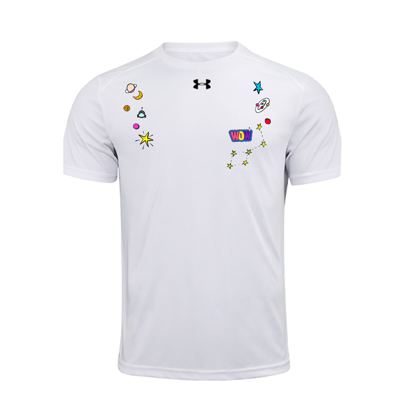 Футболка с коротким рукавом Unisex быстросохнущая Under Armour, белый
Футболка с коротким рукавом Unisex быстросохнущая Under Armour, белый