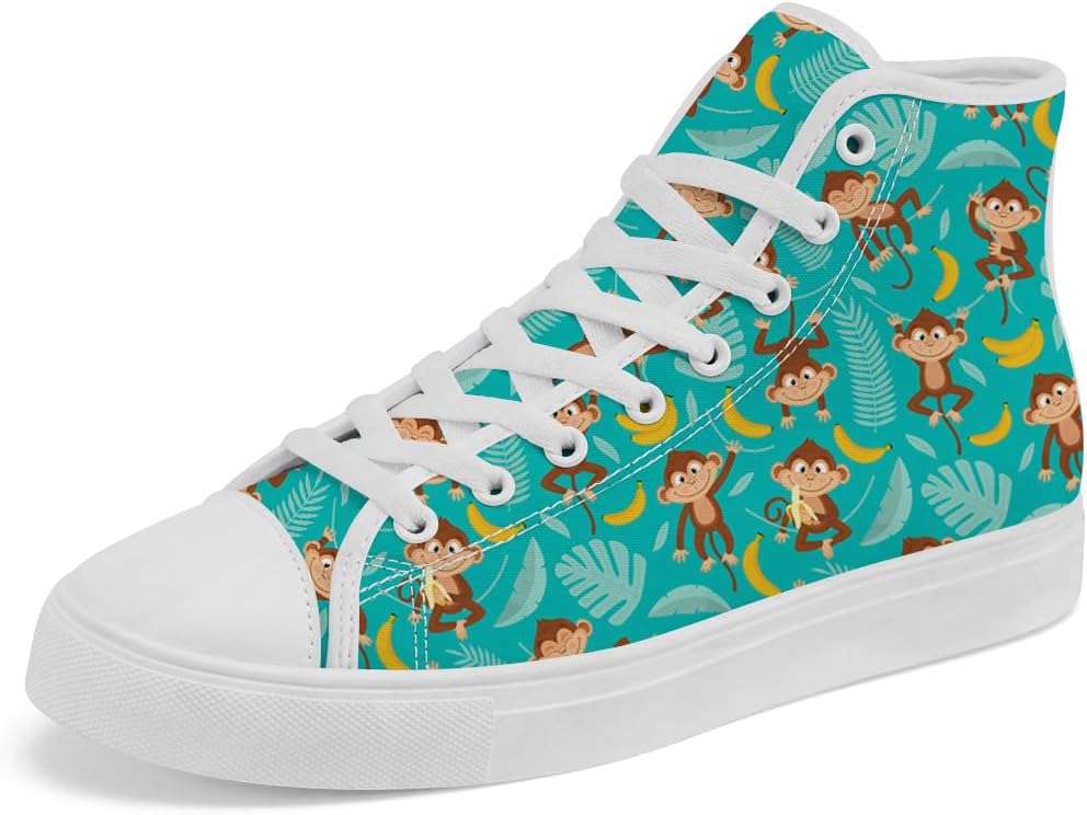 Кеды Chebing High Top из холщовой ткани, высокие кроссовки с обезьянкой, шнуровка, повседневная обувь для мужчин и женщин, синий
Кеды Chebing High Top из холщовой ткани, высокие кроссовки с обезьянкой, шнуровка, повседневная обувь для мужчин и женщин, синий