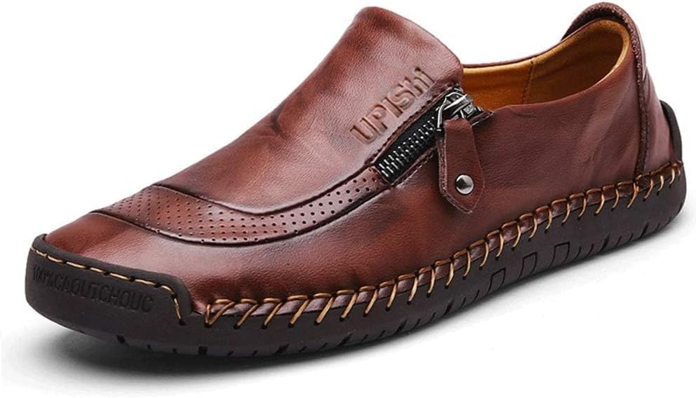 Мужские кожаные повседневные слипоны VOCECO с ручной строчкой, лоферы-слиперы, легкая обувь, темно-коричневый
Мужские кожаные повседневные слипоны VOCECO с ручной строчкой, лоферы-слиперы, легкая обувь, темно-коричневый