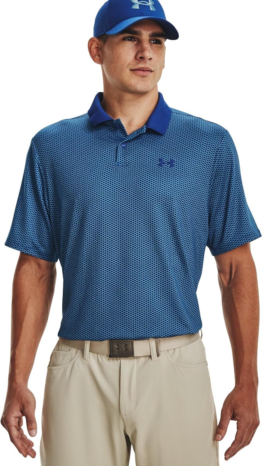 Under Armour мужская поло Matchplay Printed - отвод влаги, Blue Mirage-Blue Mirage
Under Armour мужская поло Matchplay Printed - отвод влаги, Blue Mirage-Blue Mirage
