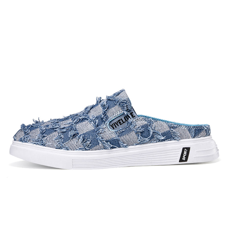 YIVELOVE Мужские тапочки с закрытым носком черно-синие, цвет Blue
YIVELOVE Мужские тапочки с закрытым носком черно-синие, цвет Blue