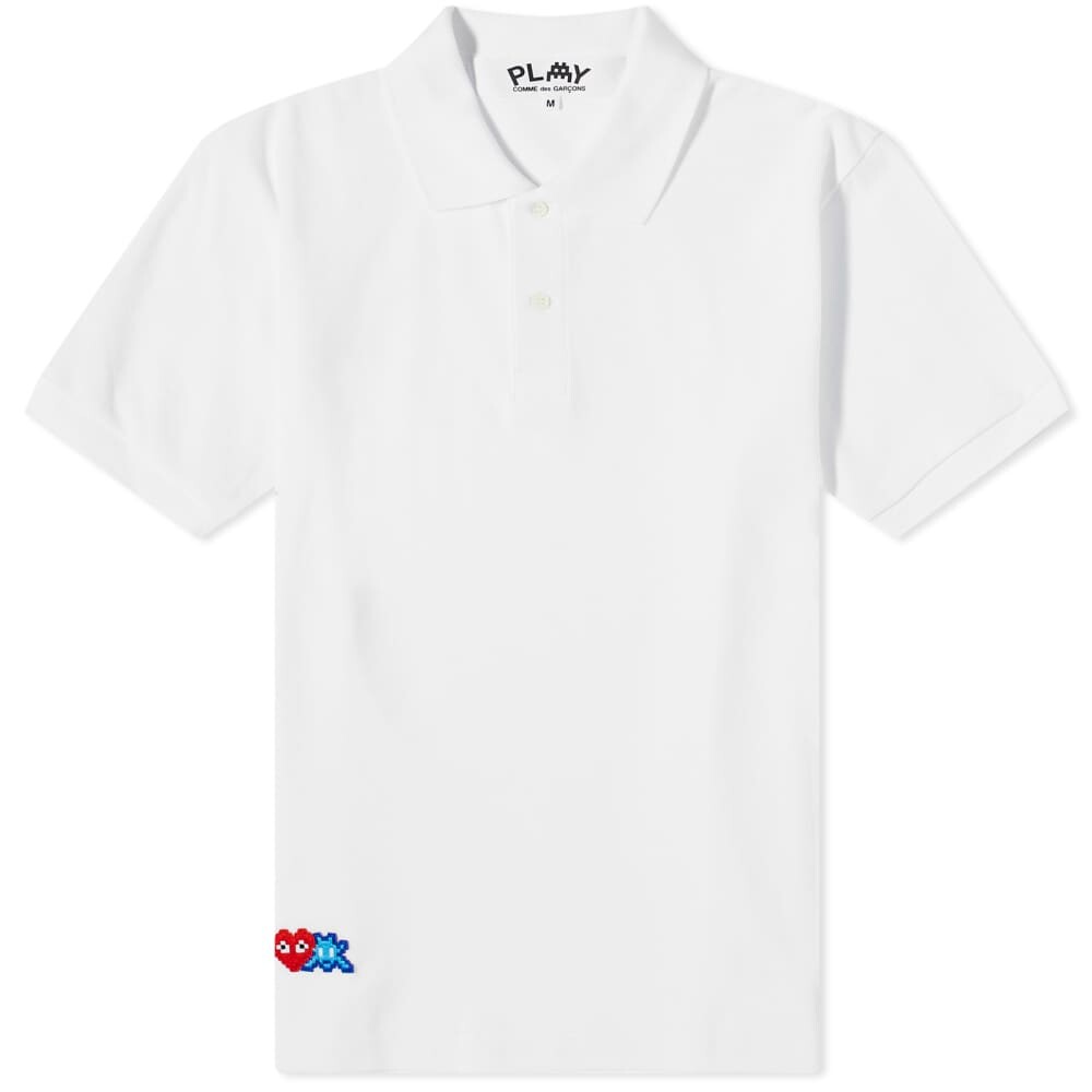 Рубашка-поло Comme des Garçons Play Invader, белый
Рубашка-поло Comme des Garçons Play Invader, белый