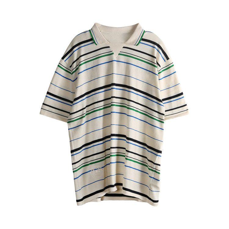 Футболка adidas x Wales Bonner Knit Polo T-Shirt, Wonder White/Green/Blue Bird/Night Indigo
Футболка adidas x Wales Bonner Knit Polo T-Shirt, Wonder White/Green/Blue Bird/Night Indigo