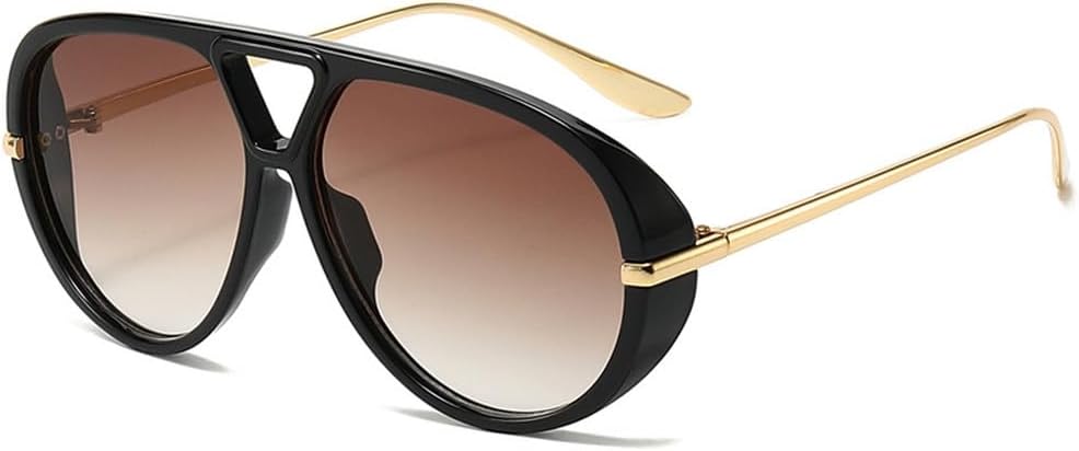 Ретро-роскошные женские солнцезащитные очки большого размера в стиле панк, мужские градиентные очки с защитой от УФ-излучения UV400 для занятий спортом на открытом воздухе TKKTLLT, Black Gradient Tea
Ретро-роскошные женские солнцезащитные очки большого размера в стиле панк, мужские градиентные очки с защитой от УФ-излучения UV400 для занятий спортом на открытом воздухе TKKTLLT, Black Gradient Tea