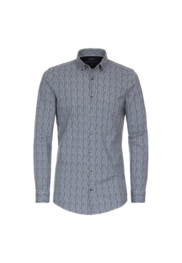 Рубашка с принтом в деловом стиле облегающая фигуру Venti, бирюзовый
Рубашка с принтом в деловом стиле облегающая фигуру Venti, бирюзовый