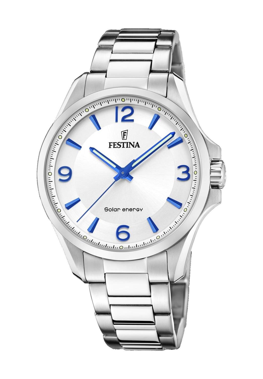 Мужские солнечные часы F20656 FESTINA, серебро
Мужские солнечные часы F20656 FESTINA, серебро