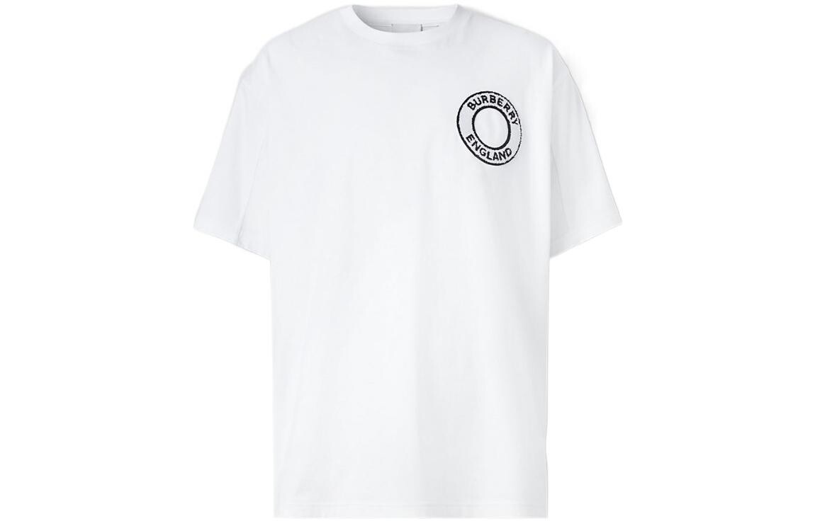 Футболка большого размера из хлопка с логотипом Burberry, белый
Футболка большого размера из хлопка с логотипом Burberry, белый