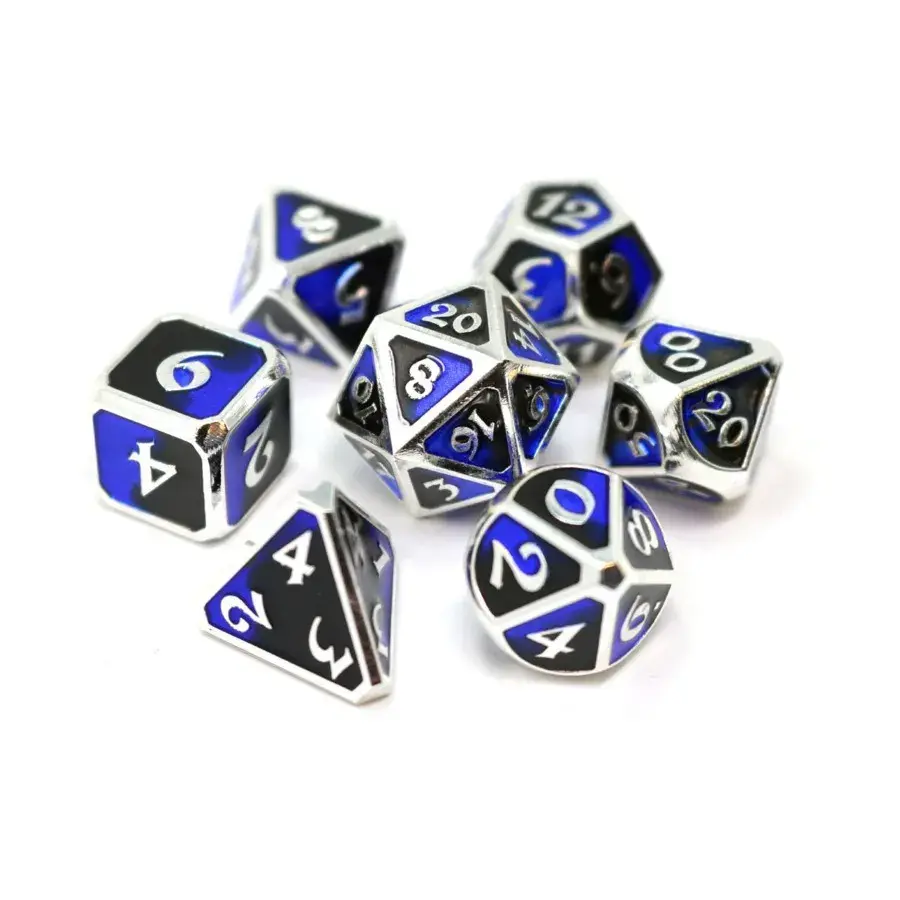 Полигональный набор Dark Arts Mythica — Riptide (7), Metal Poly Dice Sets (Die Hard Dice)
Полигональный набор Dark Arts Mythica — Riptide (7), Metal Poly Dice Sets (Die Hard Dice)
