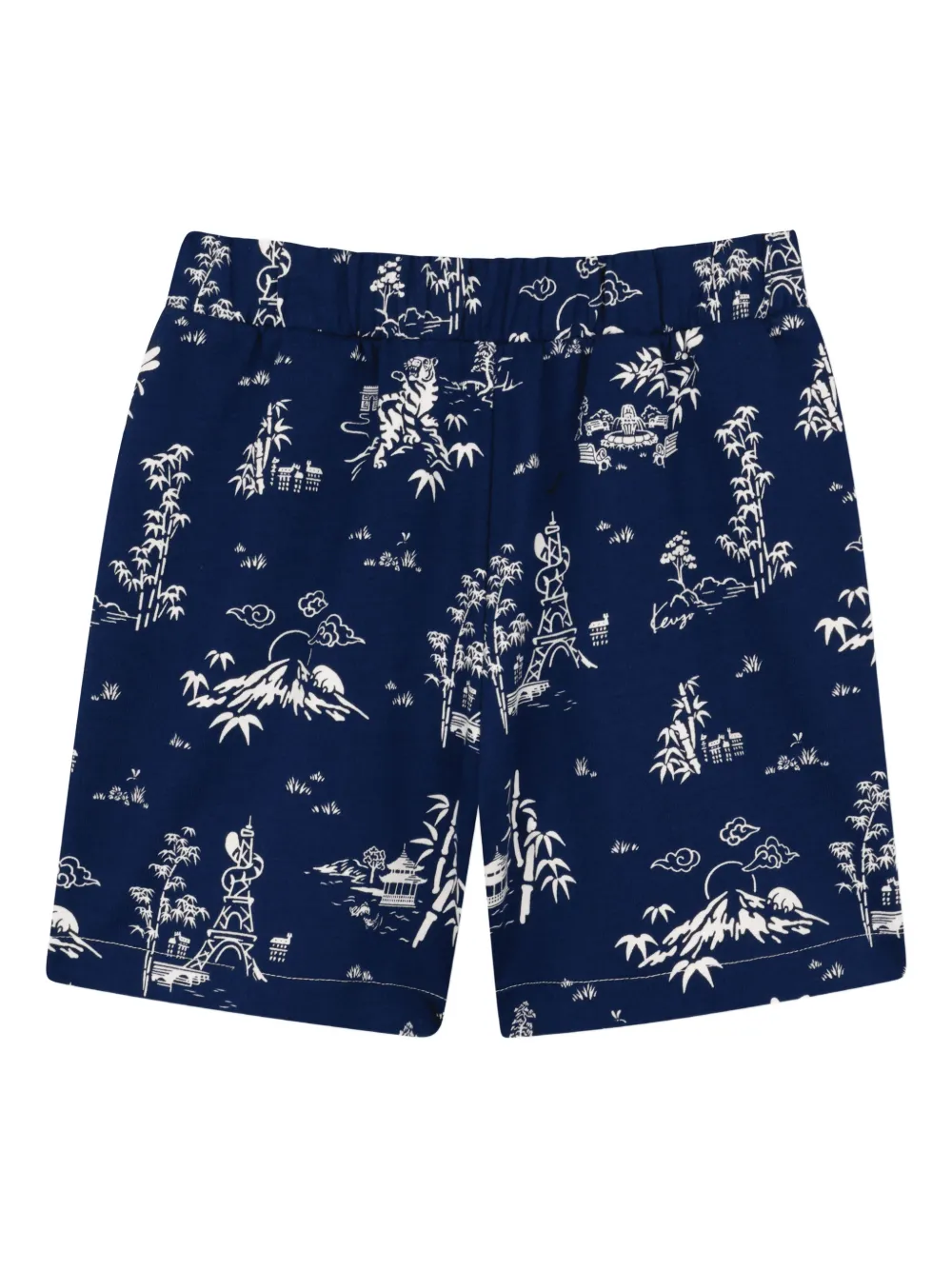 Шорты-бермуды с принтом Kenzo Kids, синий
Шорты-бермуды с принтом Kenzo Kids, синий