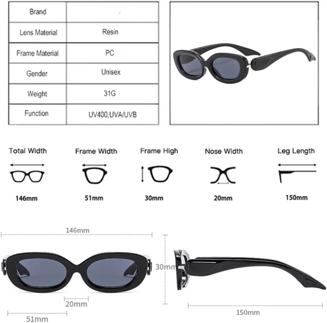 Популярные модные овальные солнцезащитные очки для женщин в стиле ретро с защитой от УФ-излучения (UV400) и для мужчин, цвет синий шампань UUPTTPL, White Grey
Популярные модные овальные солнцезащитные очки для женщин в стиле ретро с защитой от УФ-излучения (UV400) и для мужчин, цвет синий шампань UUPTTPL, White Grey