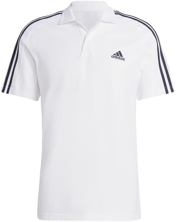 Мужская рубашка-поло Essentials, пике, с небольшим вышитым логотипом и тремя полосками, ECR20 Adidas, белый/черный
Мужская рубашка-поло Essentials, пике, с небольшим вышитым логотипом и тремя полосками, ECR20 Adidas, белый/черный