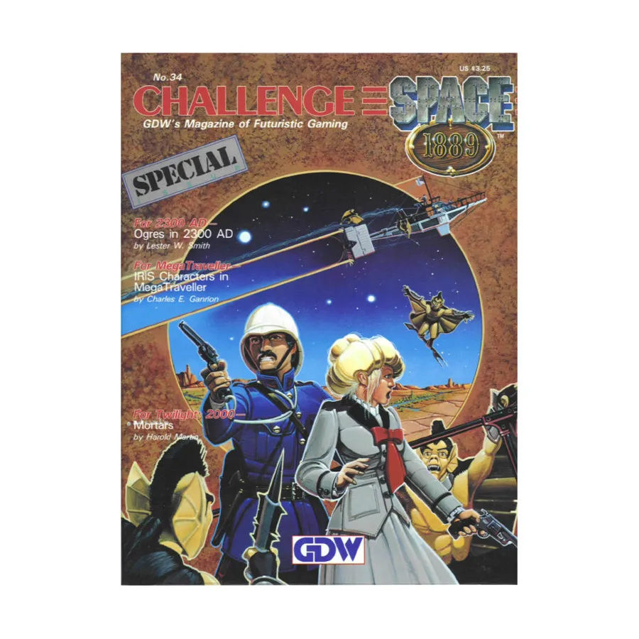 Журнал #34 "Ogres in 2300 AD, MegaTraveller, Twilight - 2000", Challenge Magazine
Журнал #34 "Ogres in 2300 AD, MegaTraveller, Twilight - 2000", Challenge Magazine