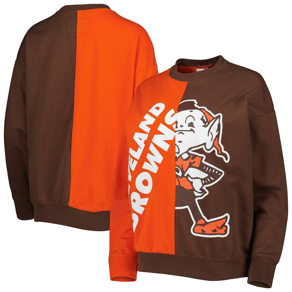 Женский пуловер с капюшоном Mitchell & Ness оранжевый/коричневый Cleveland Browns с большим лицом, цвет Brn Orange
Женский пуловер с капюшоном Mitchell & Ness оранжевый/коричневый Cleveland Browns с большим лицом, цвет Brn Orange