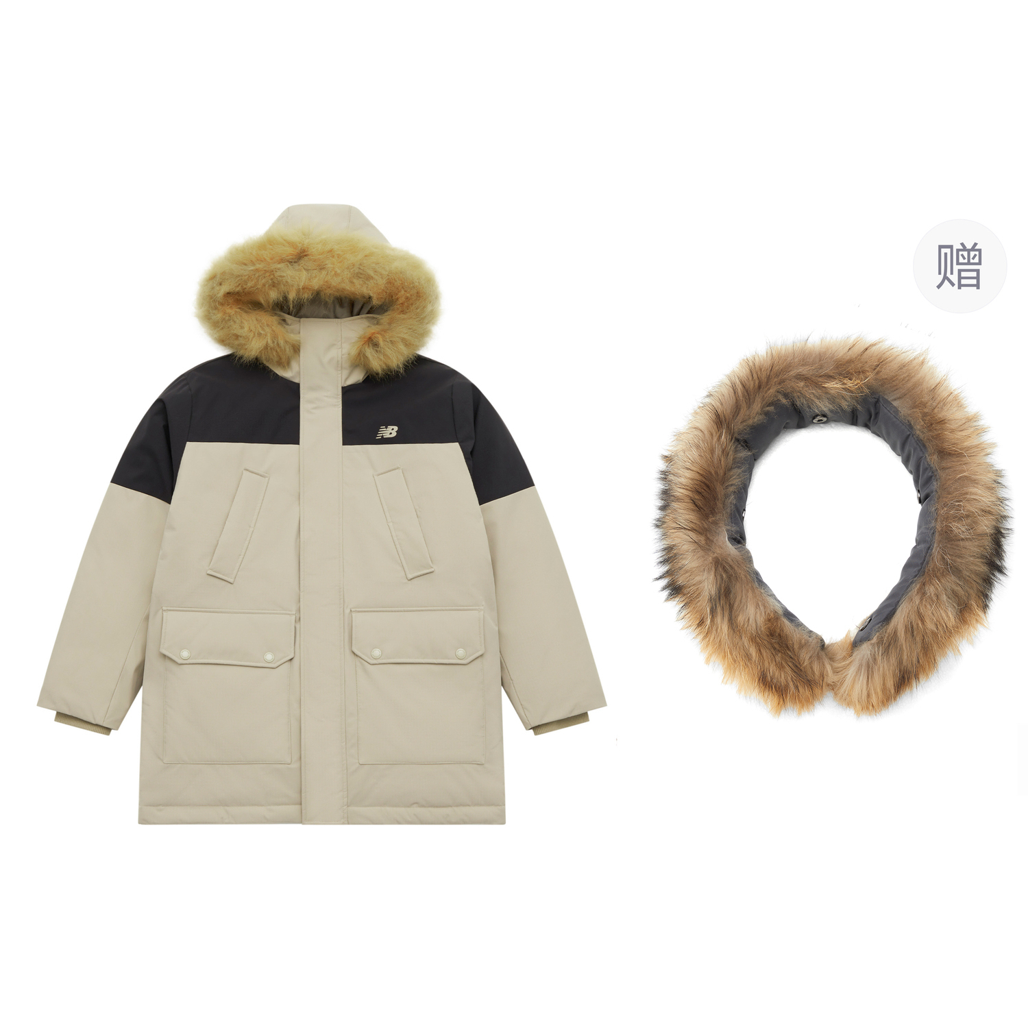 New Balance Пуховик мужской хаки, Khaki+Fur Collar
New Balance Пуховик мужской хаки, Khaki+Fur Collar