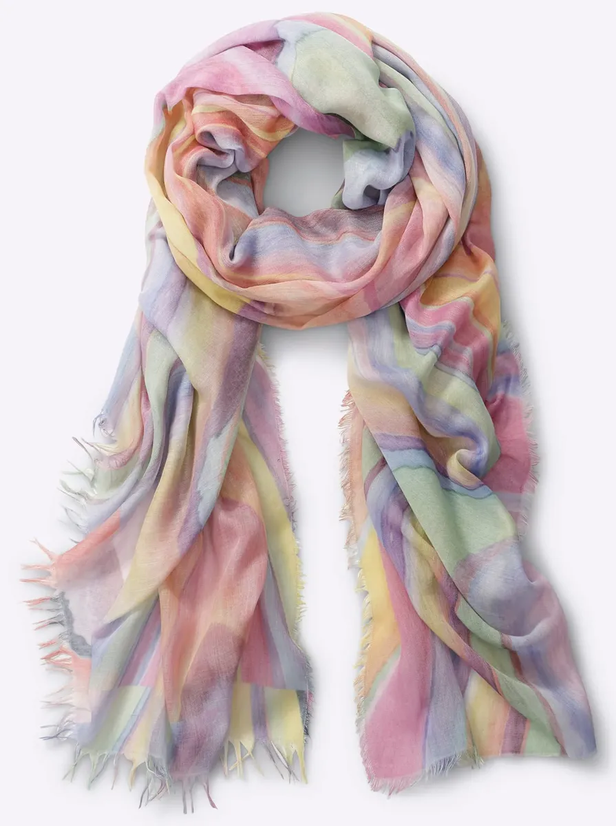 Модный шарф Heine, цвет Bunt 
Модный шарф Heine, цвет Bunt