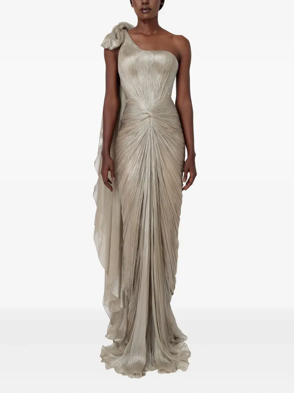 Длинное платье Lissa на одно плечо с бантом Iris Serban, серый
Длинное платье Lissa на одно плечо с бантом Iris Serban, серый