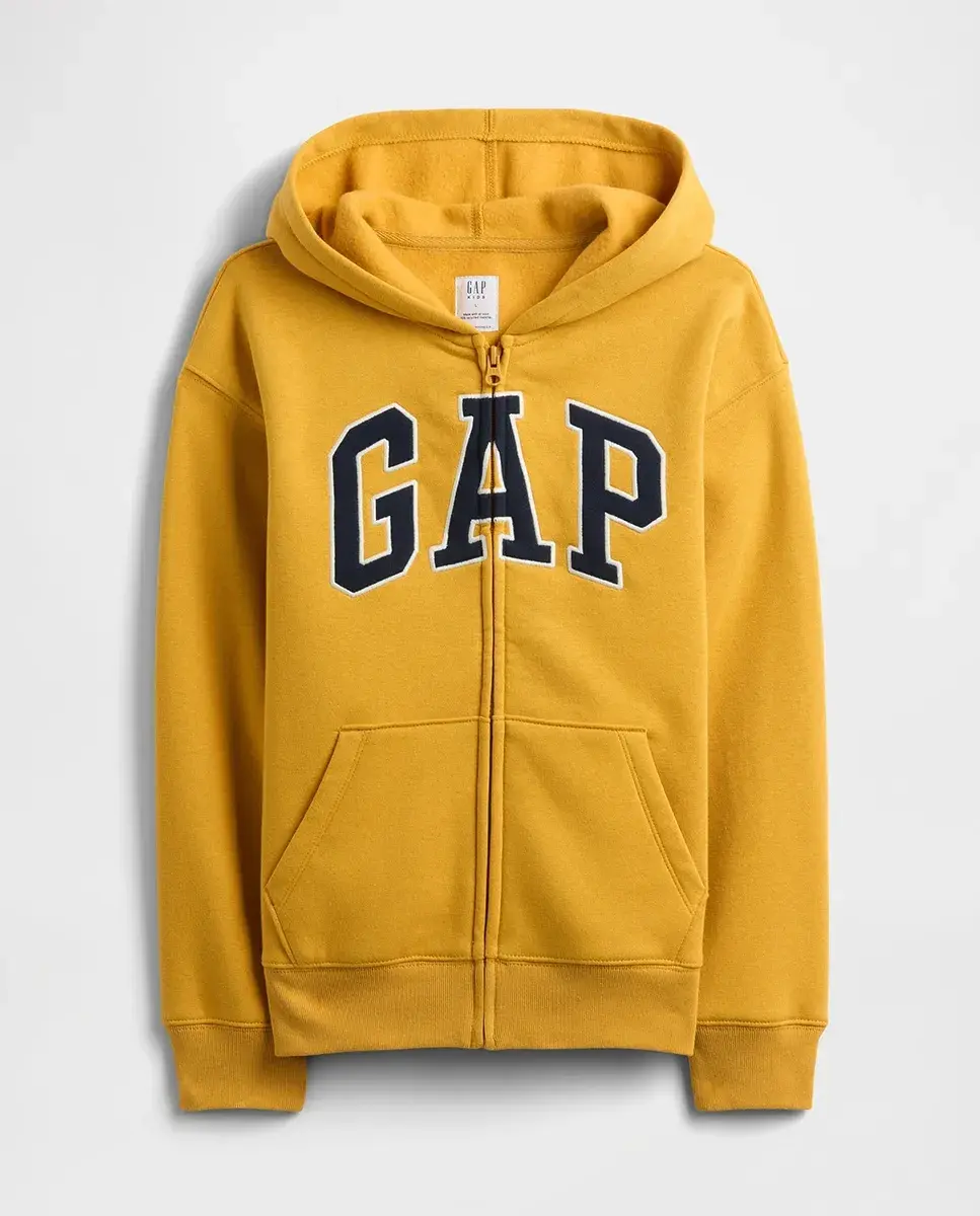 Детская толстовка с капюшоном и логотипом Gap, желтый
Детская толстовка с капюшоном и логотипом Gap, желтый