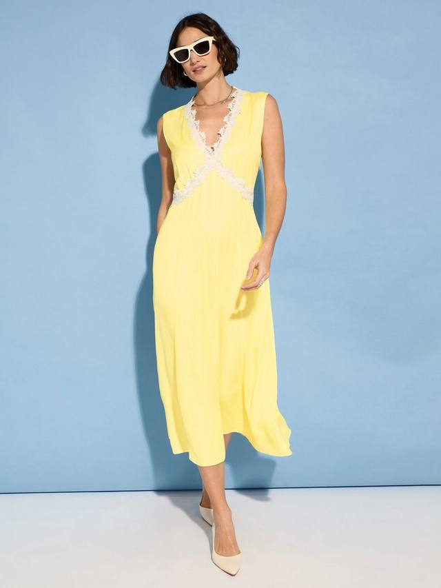 Атласное платье миди от марселлы Baukjen, цвет Butter yellow
Атласное платье миди от марселлы Baukjen, цвет Butter yellow