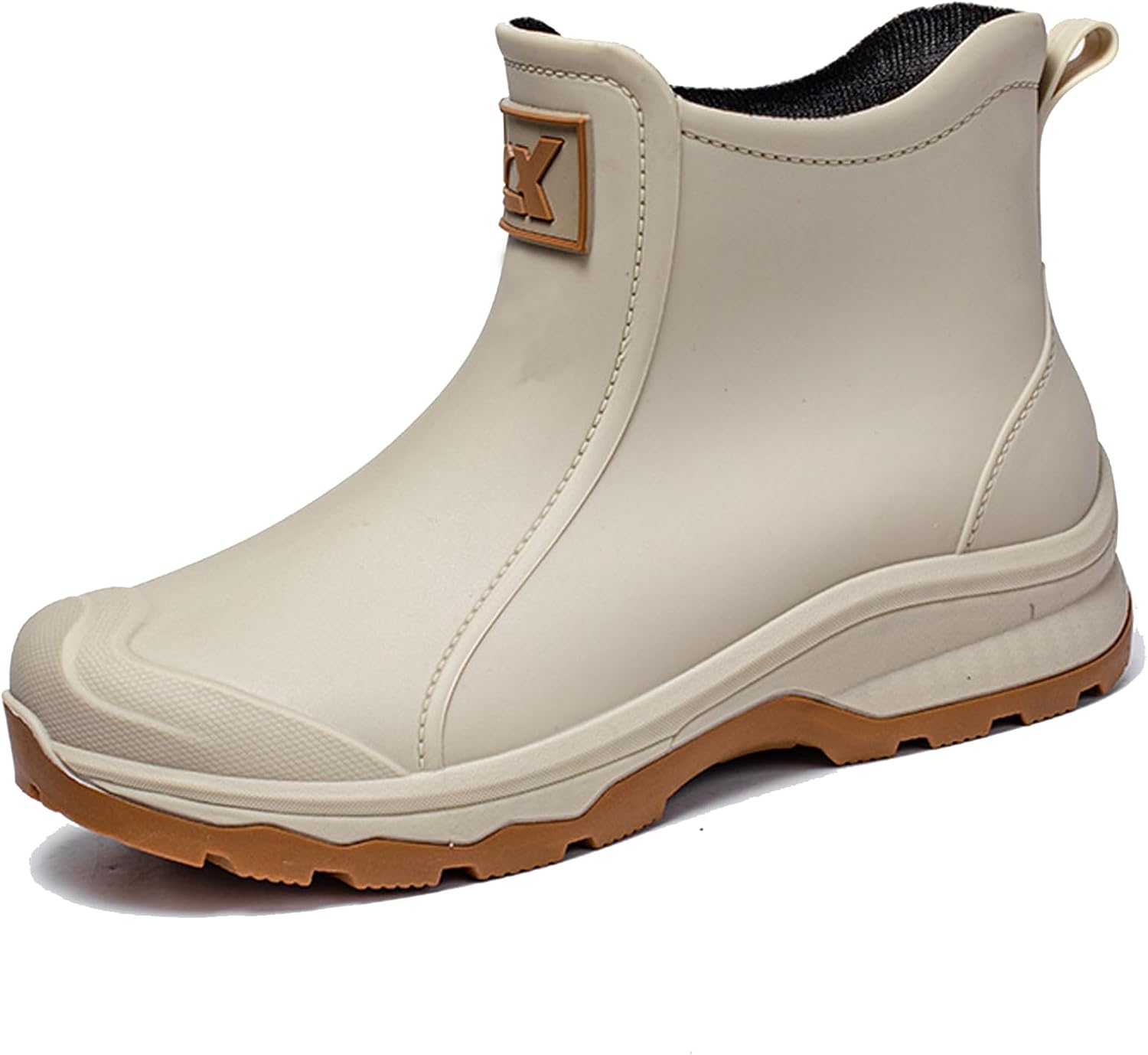 Водонепроницаемые короткие дождевые ботинки Nutropa для мужчин, легкие и удобные садовые туфли Челси, дождевые ботинки до щиколотки, бежевый
Водонепроницаемые короткие дождевые ботинки Nutropa для мужчин, легкие и удобные садовые туфли Челси, дождевые ботинки до щиколотки, бежевый