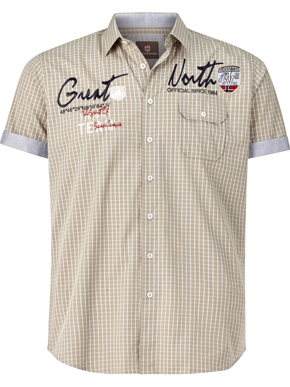 Рубашка на пуговицах стандартного кроя Jan Vanderstorm Ajule, бежевый
Рубашка на пуговицах стандартного кроя Jan Vanderstorm Ajule, бежевый