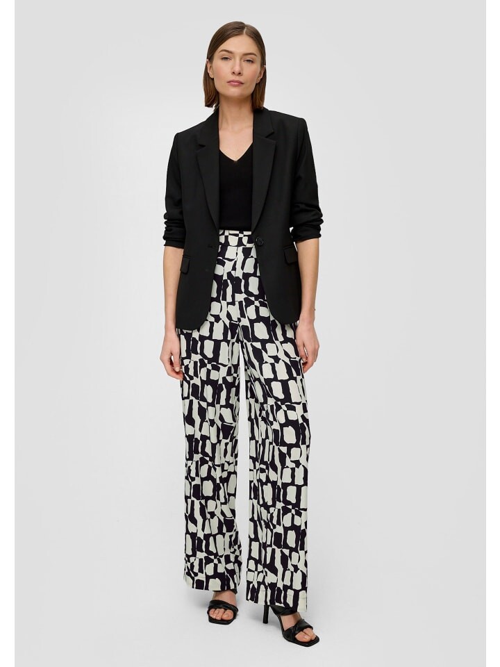 Тканевые брюки s.Oliver, цвет creme/schwarz
Тканевые брюки s.Oliver, цвет creme/schwarz