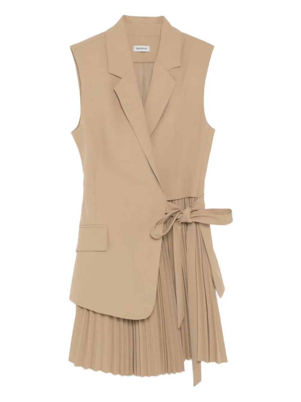 Платье-халат Eman с плиссировкой Simkhai, нейтральный
Платье-халат Eman с плиссировкой Simkhai, нейтральный