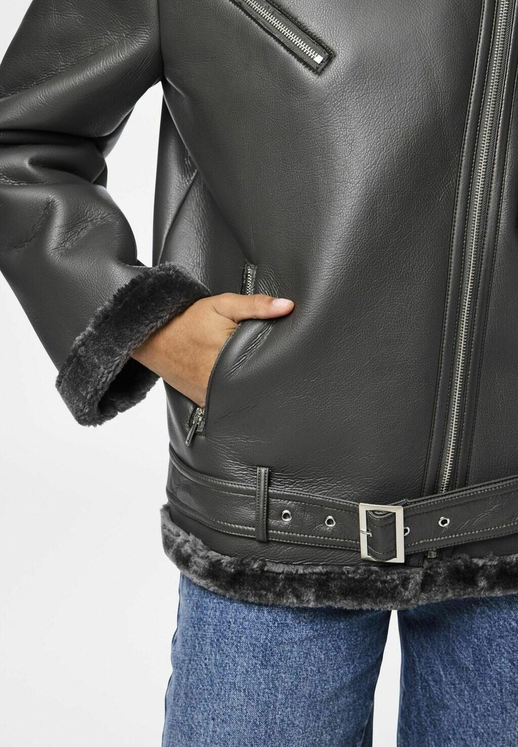 Куртка из искусственной кожи NORA AVIATOR Pieces, темно-серый
Куртка из искусственной кожи NORA AVIATOR Pieces, темно-серый