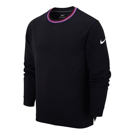 Толстовка men's sports long sleeves pullover black Nike, черный 
Толстовка men's sports long sleeves pullover black Nike, черный