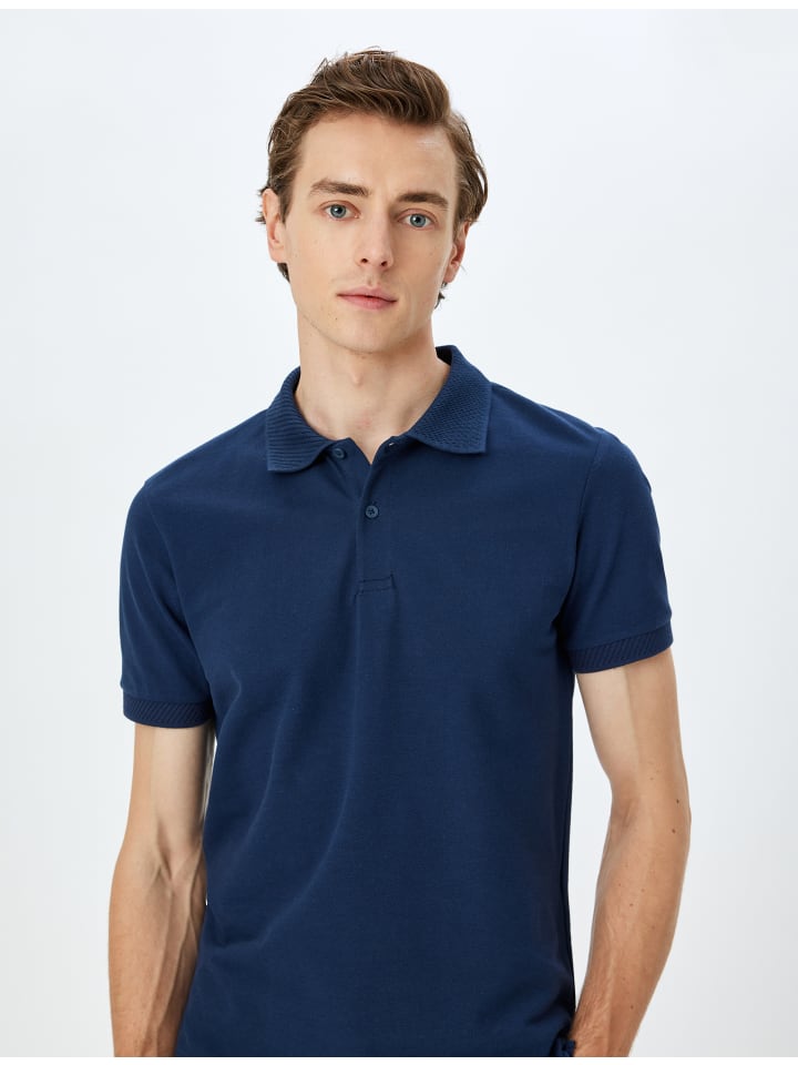 Рубашка-поло KOTON, темно-синий
Рубашка-поло KOTON, темно-синий