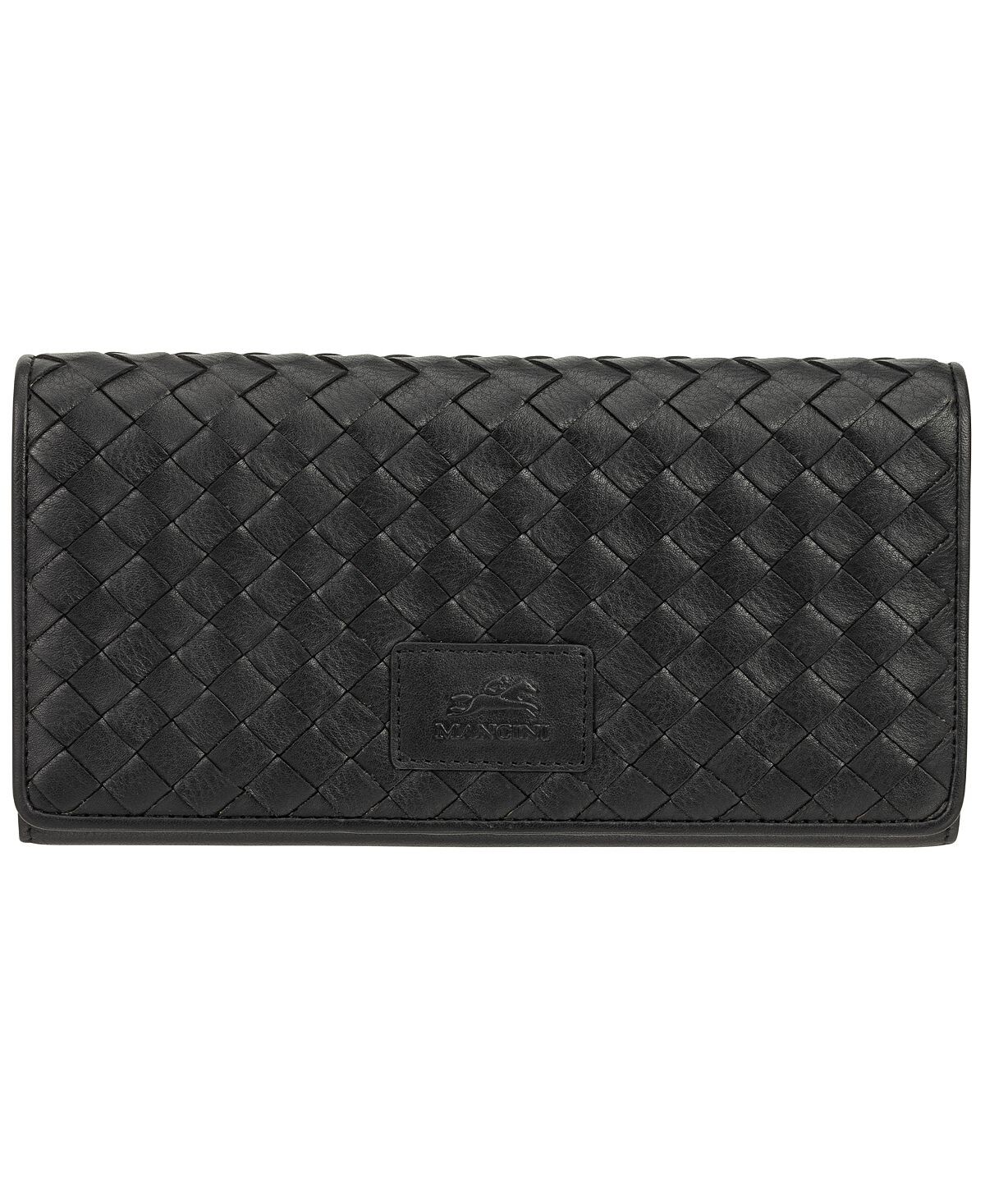 Женский кошелек Basket Weave с защитой RFID тройного сложения из коллекции Mancini, черный
Женский кошелек Basket Weave с защитой RFID тройного сложения из коллекции Mancini, черный