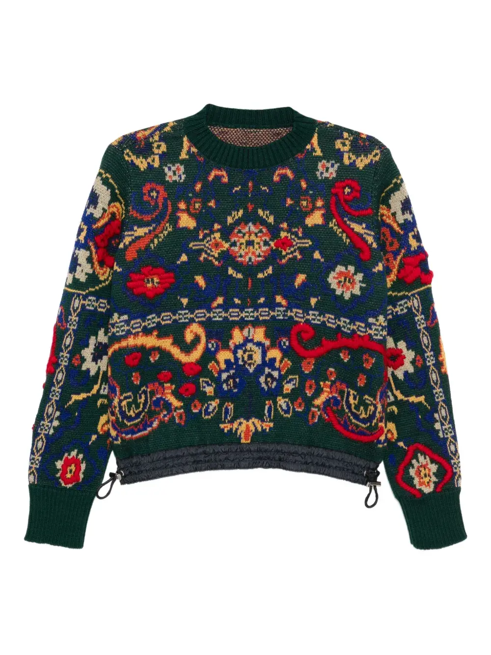 Шерстяной джемпер SACAI, зеленый
Шерстяной джемпер SACAI, зеленый